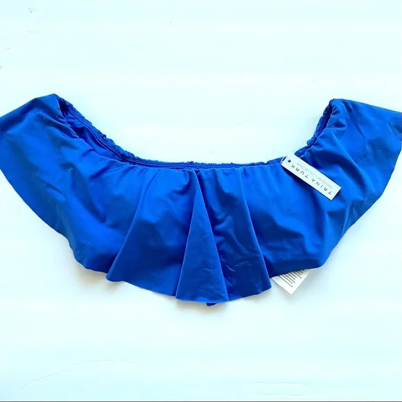 NWT Tina Turk Monaco Solid Swim Top - Picture 3 of 8